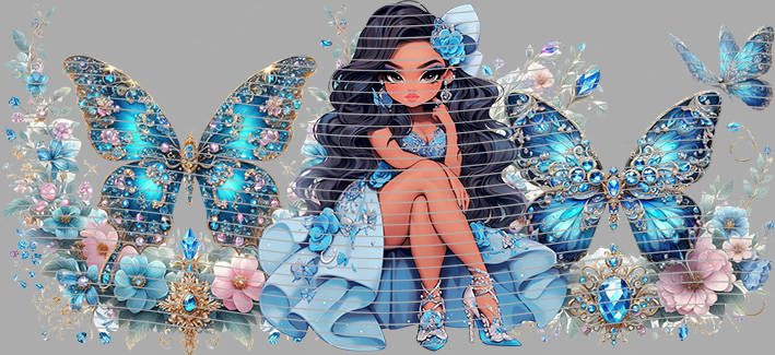 16oz Sunflower Girl-SU-187